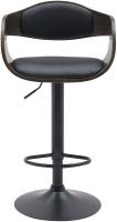 2er Set Barhocker Kingston B Kunstleder schwarz/grau 2er Set Barhocker Kingston B Kunstleder schwarz/grau