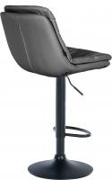Barhocker Laurel Kunstleder schwarz grau 