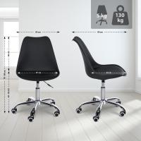 Arbeitshocker Laflin schwarz Arbeitshocker Laflin schwarz