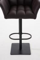 2er Set Barhocker Damaso Kunstleder schwarz braun 2er Set Barhocker Damaso Kunstleder schwarz braun