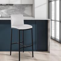 Barhocker Freeport Kunstleder B weiß 