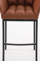 Barhocker Damaso B mit 4-Fuß Gestell hellbraun Barhocker Damaso B mit 4-Fuß Gestell hellbraun