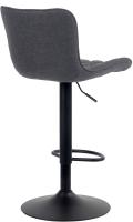 2er Set Barhocker Emma Stoff schwarz 