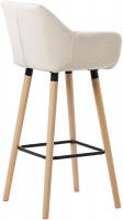 2er Set Barhocker Grant Stoff beige 2er Set Barhocker Grant Stoff beige
