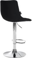 Barhocker Jerry Kunstleder chrom schwarz 