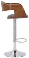 2er Set Barhocker Kingston Kunstleder walnuss/grau 2er Set Barhocker Kingston Kunstleder walnuss/grau