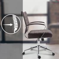 Bürostuhl Oakland Kunstleder braun Bürostuhl Oakland Kunstleder braun