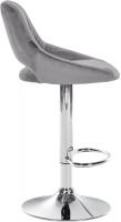 2er Set Barhocker Milet Samt C dunkelgrau 