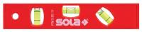 Torpedowasserwaage PTM 5 20cm ABS Ku.rot 1,50 mm/m Magnet SOLA Torpedowasserwaage PTM 5 20cm ABS Ku.rot 1,50 mm/m Magnet SOLA