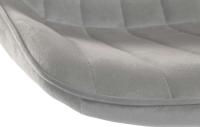 2er Set Barhocker Toni Samt schwarz grau 2er Set Barhocker Toni Samt schwarz grau