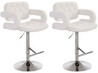 2er Set Barhocker Dublin weiß 2er Set Barhocker Dublin weiß