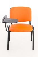 4er Set Stühle Ken mit Klapptisch Kunstleder orange 4er Set Stühle Ken mit Klapptisch Kunstleder orange