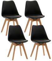 4er Set Stuhl Linares schwarz 4er Set Stuhl Linares schwarz