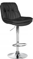 Barhocker Laurel Kunstleder chrom schwarz 