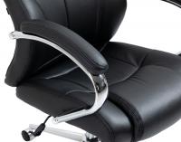 Bürostuhl Salford Echtleder schwarz Bürostuhl Salford Echtleder schwarz