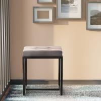 Sitzhocker Barci B Stoff dunkelgrau Sitzhocker Barci B Stoff dunkelgrau