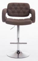 2er Set Barhocker Dublin Stoff braun 2er Set Barhocker Dublin Stoff braun