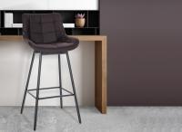 Barhocker Weston Schwenkbar Kunstleder braun Barhocker Weston Schwenkbar Kunstleder braun