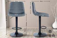 2er Set Barhocker Lex Kunstleder B grau 2er Set Barhocker Lex Kunstleder B grau