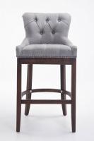 Barhocker Lakewood Stoff, Antik hellgrau Barhocker Lakewood Stoff, Antik hellgrau