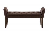 Chaiselongue Cleopatra, antik-dunkel braun 