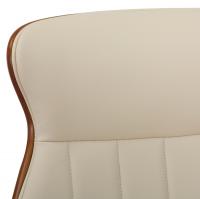 Bürostuhl Melilla Kunstleder walnuss/creme Bürostuhl Melilla Kunstleder walnuss/creme
