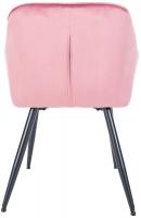 Besucherstuhl Cassis Samt rosa 