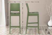 2er Set Barhocker Maya oliv 2er Set Barhocker Maya oliv