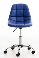 Bürostuhl Emil Kunstleder blau Bürostuhl Emil Kunstleder blau