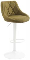 Barhocker Lazio Stoff weiß grün Barhocker Lazio Stoff weiß grün