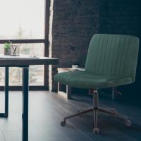 Bürostuhl Kingman Samt grün Bürostuhl Kingman Samt grün