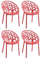 4er Set Stuhl Hope rot 4er Set Stuhl Hope rot