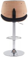Barhocker Clawson Stoff chrom natura/schwarz Barhocker Clawson Stoff chrom natura/schwarz