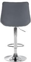 2er Set Barhocker Toni Stoff chrom grau 2er Set Barhocker Toni Stoff chrom grau