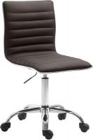 Arbeitshocker Alamosa Kunstleder braun 