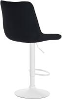 Barhocker Toni Stoff weiß schwarz Barhocker Toni Stoff weiß schwarz