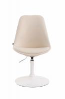 4er Set Esszimmerstühle Maverick W Kunstleder creme 