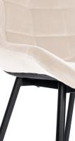 Barhocker Weston Samt creme Barhocker Weston Samt creme
