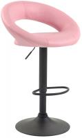 2er Set Barhocker Olinda Kunstleder schwarz pink 2er Set Barhocker Olinda Kunstleder schwarz pink
