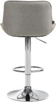 2er Set Barhocker Vonore Stoff chrom taupe 2er Set Barhocker Vonore Stoff chrom taupe