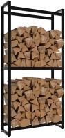 Kaminholzständer Morson 25x75x150 schwarz Kaminholzständer Morson 25x75x150 schwarz