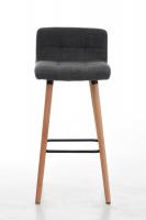 2er Set Barhocker Lincoln Stoff natura hellgrau 2er Set Barhocker Lincoln Stoff natura hellgrau