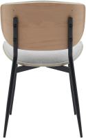 Besucherstuhl Enid Stoff natura/creme Besucherstuhl Enid Stoff natura/creme