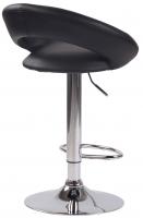 2er Set Barhocker Olinda Kunstleder chrom schwarz 