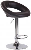 Barhocker Olinda Kunstleder chrom braun Barhocker Olinda Kunstleder chrom braun