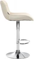 2er Set Barhocker Vonore Stoff chrom creme 2er Set Barhocker Vonore Stoff chrom creme
