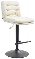 Barhocker Damar Stoff schwarz creme 