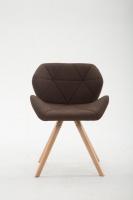 Besucherstuhl Tyler Stoff Rund natura (eiche) braun Besucherstuhl Tyler Stoff Rund natura (eiche) braun