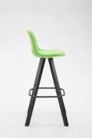 Barhocker Franklin Vollgepolstert Kunstleder Square Schwarz (eiche) grün Barhocker Franklin Vollgepolstert Kunstleder Square Schwarz (eiche) grün