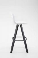 Barhocker Franklin Kunstleder Square Schwarz (eiche) weiß Barhocker Franklin Kunstleder Square Schwarz (eiche) weiß